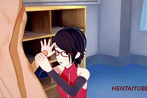 Boku No Hero Boruto Naruto Hentai 3D - Bakugou Katsuki & Sarada Uzumaki At School