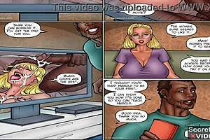 Cheating wife learns from neighbor's BBC