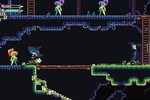 in flip witch pixel hentai game ep 7, the hot goblin girl model takes a pornstar path 😈