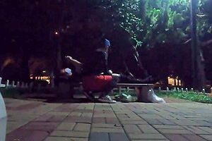 I went for a run in the park and met a big-dicked guy and we fucked in the square