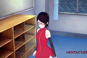 Boku No Hero Boruto Naruto Hentai 3D - Bakugou Katsuki & Sarada Uzumaki At School