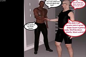 3d comic shows hotwife cuckolding husband with bbc on birthday