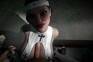 Curvy Nun Gets Fucked in Pov