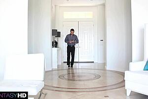 Babysitter Natalie Heart Shares Thick Cock With Bff 😍