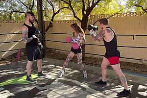 Bi Mmf Threesome - Girl Boxer Takes Turns On Two Big Cocks Steve Rickz Awlivv Buck Richards