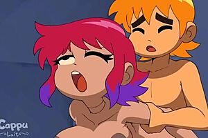 Scott Pilgrim Fucks Her Hard In Anime Hentai!