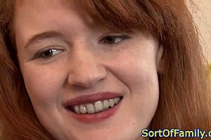 Redhead stepdaughter gets interracially plowed in full movie storyline