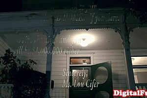 Adorable babe in lingerie deepthroats and gets doggystyled at party