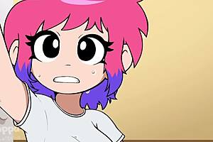 Scott Pilgrim Fucks Her Hard In Anime Hentai!