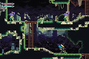 in flip witch pixel hentai game ep 7, the hot goblin girl model takes a pornstar path 😈