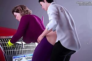 Stuck step mom used by step son apocalust taboo hentai game part 4