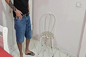 wow, maduro plays domino with stepdaughter, notices no panties! 😲