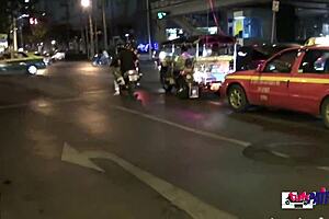 Young girl gets banged roughly in group