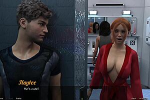 Nearly caught by huge Indian milf in space! 😱