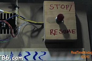 Caged Hotty Strips Glamorous Clothes for Rough Sucking and Fucking!