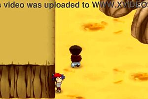 Bulma's Adventure: Mr. Satan Observes Agent at Cell Games