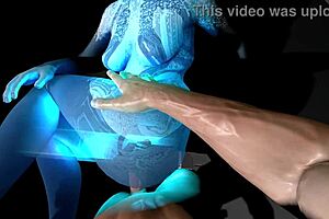 Cortana totally loves sucking my big dick in this 3D hentai uncensored SFM! 😍