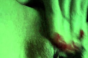 i squeeze my clit on my sensitive shaved pussy after getting fucked