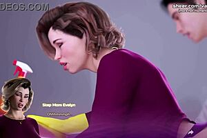 Stuck step mom used by step son apocalust taboo hentai game part 4