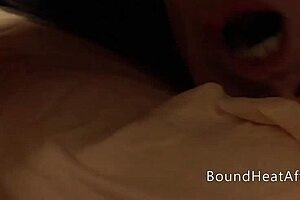 Bent Over Lesbian Slave Screams in Bare Ass Whipping Humiliation