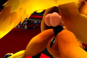 roxy foxy in cartoon anime hentai adventures with big cocks and creampies