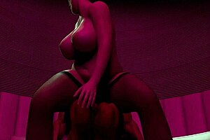 Slutty Cougar Rides Mean Cock In Club