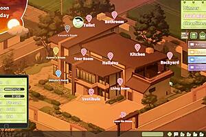 Summer Clover Harem Hentai Game Ep 8: Caught Half Naked with Huge Boner