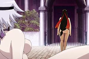 compilation of anime queens blade exiled virgin s1 ova fanservice with english subs