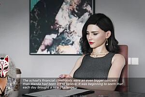 Check out Ms. Denvers in ep 20, milf with torn stockings.