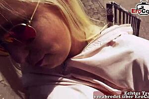 wow, german teen fucking in public bar!