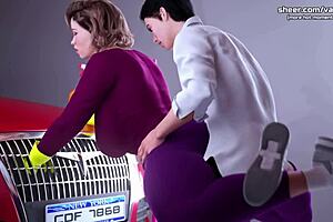 Stuck step mom used by step son apocalust taboo hentai game part 4