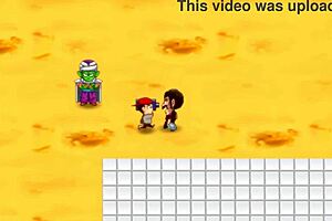 Bulma's Adventure: Mr. Satan Observes Agent at Cell Games