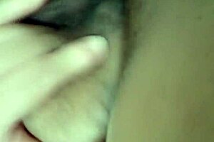 Chubby amateur uses vibrator from front and back in personalized video