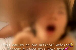 asian stepdaughter video calls father-in-law. 'i'm being turned into a meat toilet now' in dirty talk homemade scene.