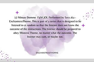 femdom gives jerk off instructions with denial in this session