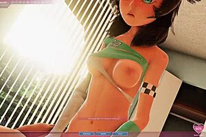 cute 3d anime hentai girl riding cock in our apartment