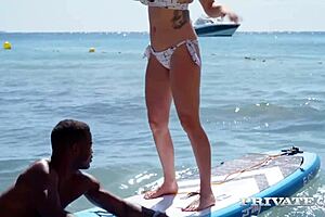 Blonde chanelle seduces bbc friend.