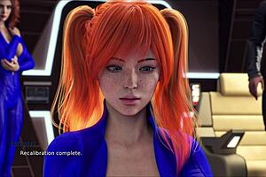 In star harem 4, the curvy character explores the 3d world