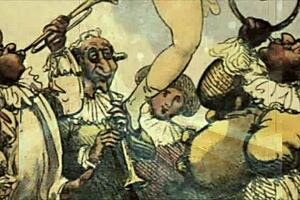 vintage erotic illustration from retro cartoon