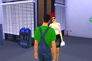 car service boss fucks customer in the car