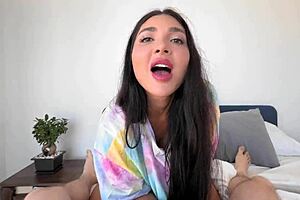 Step sister wet from dick 😍 Melanie Queen