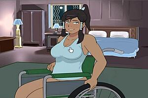 Korra's Oppai in Four Element Trainer