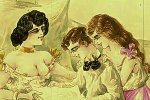 Vintage Erotic Illustration From Retro Anime Hentai!