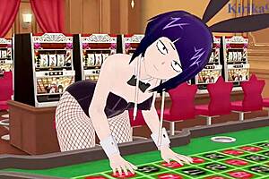 mitsuki bakugo and kyoka jiro and izuku midoriya bunny girl intense sex - my hero academia hentai