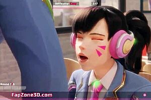 3d slut enjoys the dick in cock hero