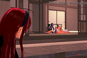 Watch Eris Get Horny Watching Roxy Fuck!