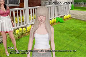 Ripples 40 - Huge Sexy 3D Cartoon Big Cock Clothes Ripped Outfit Tits Cumshot