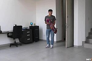 My Stepmom Loses Bet and I Pound Her Hard After Riding