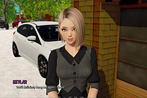 Ripples 40 - Huge Sexy 3D Cartoon Big Cock Clothes Ripped Outfit Tits Cumshot