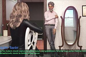 wife and stepmother in anime hentai game 😏